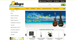Desktop Screenshot of instrumentosallegro.com.ve