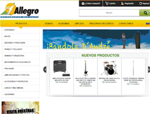 Tablet Screenshot of instrumentosallegro.com.ve